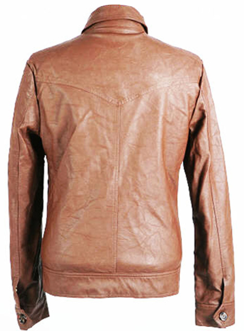 baggy leather jacket