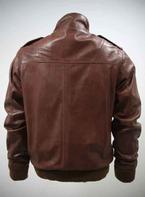 baggy leather jacket