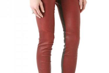 8 Tips to Rock a Pair of Red Leather Pants