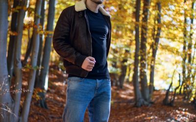 How to Wear a Brown Leather Jacket