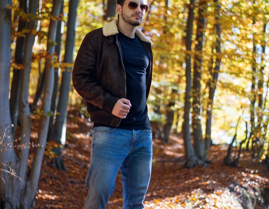 How to Wear a Brown Leather Jacket