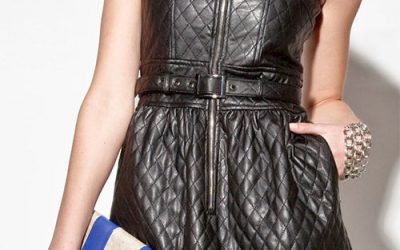 How to Rock a Leather Dress During the Fall