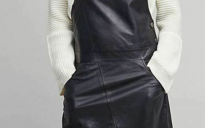 What Is a Leather Dungaree Dress?