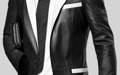 How to Wear a Leather Blazer With a Suit