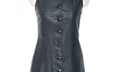 Kick Off the Spring Season With a Leather Dress