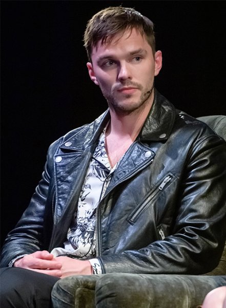 (image for) Nicholas Hoult Leather Jacket #1