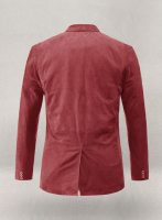 (image for) French Red Suede Leather Blazer