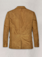 (image for) Ginger Brown Suede Leather Blazer