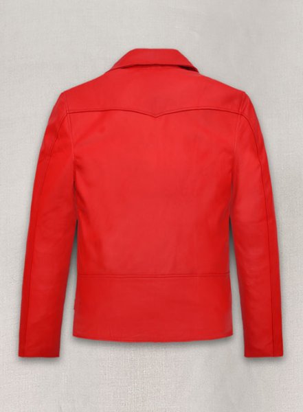 (image for) Soft Blood Red Leather Jacket # 903