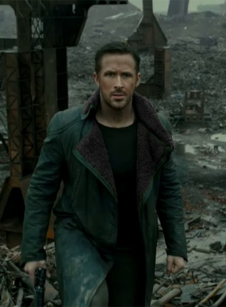 (image for) Ryan Gosling Blade Runner 2049 Leather Long Coat