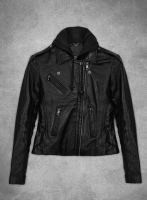 (image for) Hooded Flight Leather Jacket