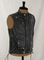 (image for) Leather Biker Vest # 333