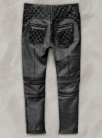 (image for) Outlaw Burnt Charcoal Leather Pants