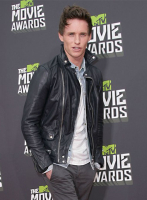 (image for) Eddie Redmayne Leather Jacket