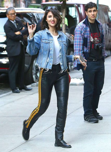 Eiza Gonzalez Leather Pants