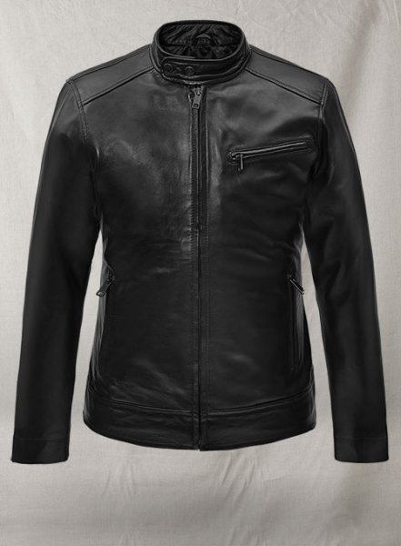 (image for) Michael Fassbender Leather Jacket