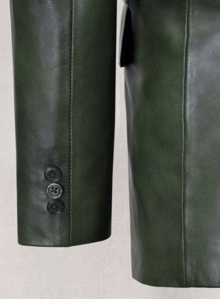 (image for) Spanish Green Leather Blazer