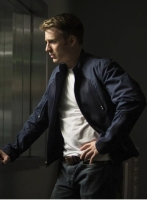 (image for) Chris Evans Captain America: The Winter Soldier Leather Jacket