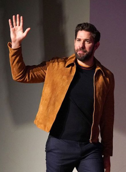 (image for) John Krasinski Suede Jacket