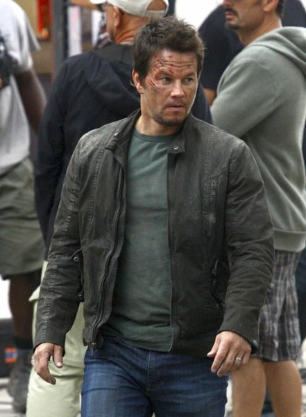 (image for) Mark Wahlberg Transformers Age of Extinction Leather Jacket