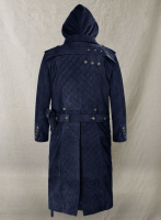 (image for) Dark Blue Suede Assassin's Creed Jacob Frye Leather Long Coat