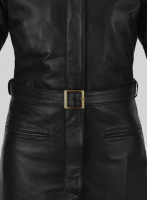 (image for) Katherine Waterston Fantastic Beasts Leather Long Coat