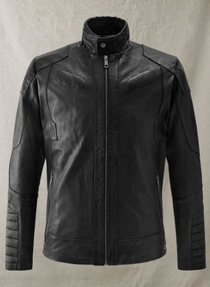 Cafe Racer Leather Jacket #2