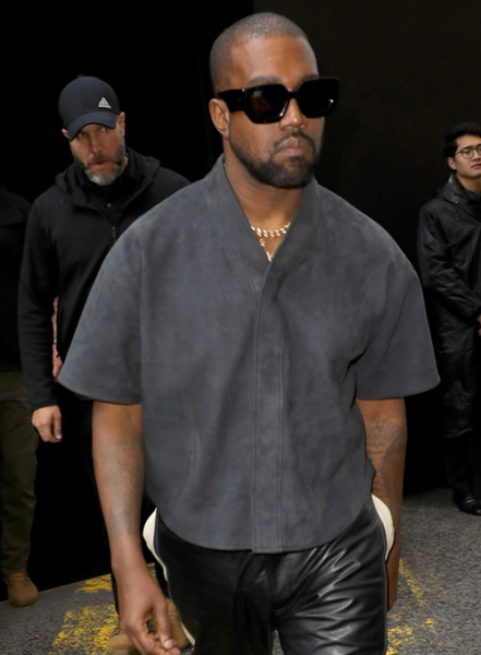 (image for) Kanye West Leather Shirt