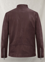 (image for) Motorad Burgundy Biker Leather Jacket