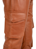 (image for) Terrain Brown Drifter Leather Cargo Pants