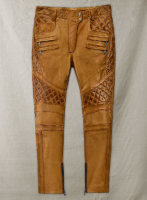 (image for) Carrier Burnt Mustard Leather Pants