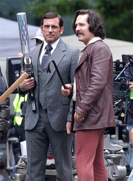 (image for) Paul Rudd Anchorman 2: The Legend Continues Leather Jacket