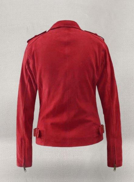 (image for) Soft Lava Red Suede Leather Jacket # 267