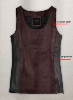 (image for) Leather Vest Tank Top