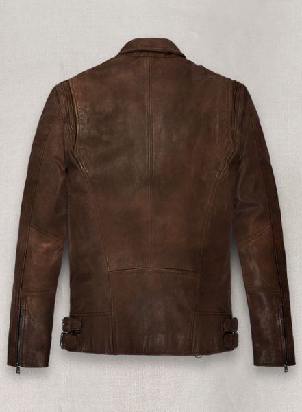 (image for) Falcon Spanish Brown Rider Leather Jacket