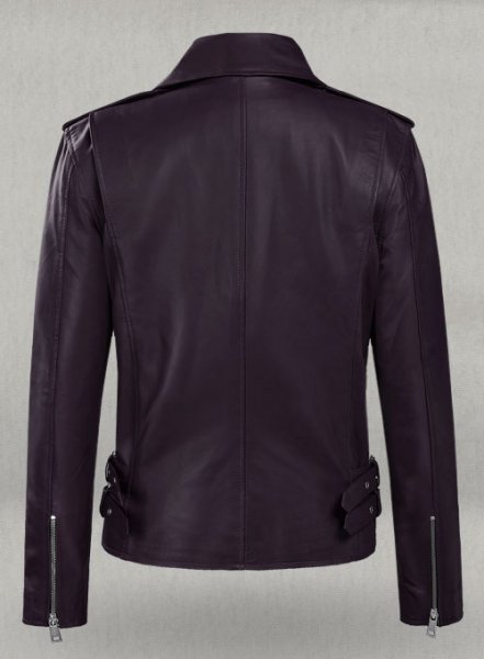 (image for) Purple Hilary Duff Leather Jacket #3