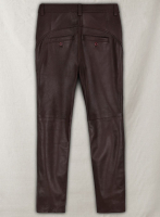 (image for) Burgundy Phoenix Leather Pants