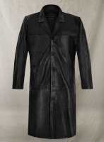 (image for) Al Pacino Insomnia Leather Trench Coat