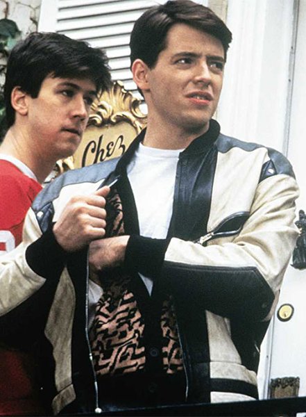 (image for) Matthew Broderick Ferris Bueller\'s Day Off Leather Jacket