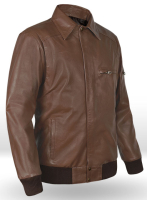 (image for) Hunter Bomber Leather Jacket