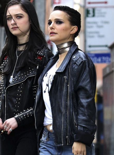 (image for) Natalie Portman Vox Lux Leather Jacket #1