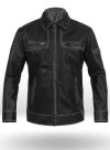 (image for) Ontario Rubbed Black Leather Jacket