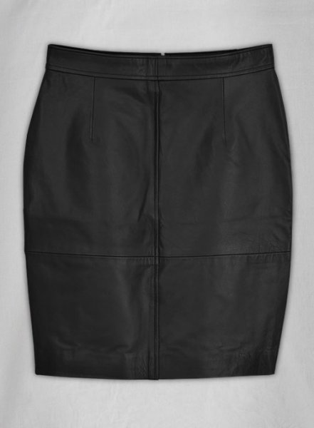 (image for) Black Meghan Markle Leather Skirt