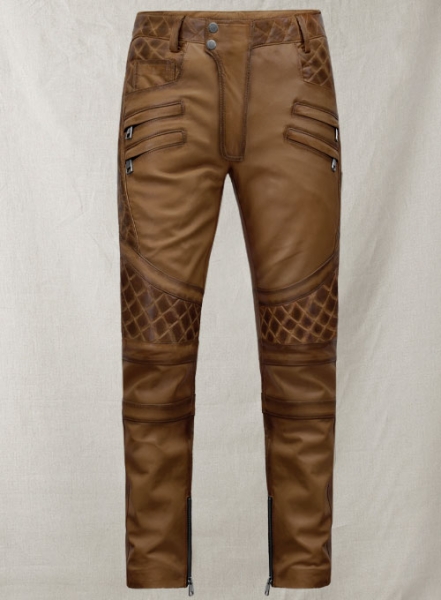 (image for) Outlaw Burnt Tan Leather Pants