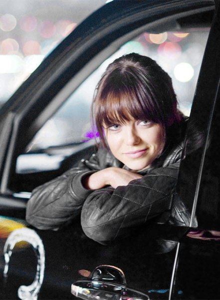 (image for) Emma Stone Zombieland Leather Jacket