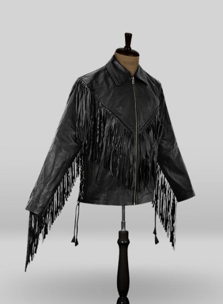 (image for) Leather Fringe Jacket #1006