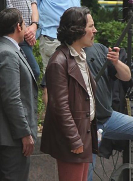 (image for) Paul Rudd Anchorman 2: The Legend Continues Leather Jacket