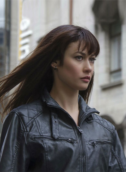 (image for) Olga Kurylenko Momentum Leather Jacket