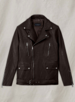 (image for) Dauntless Brown Biker Leather Jacket