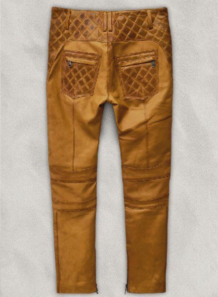 (image for) Outlaw Burnt Mustard Leather Pants